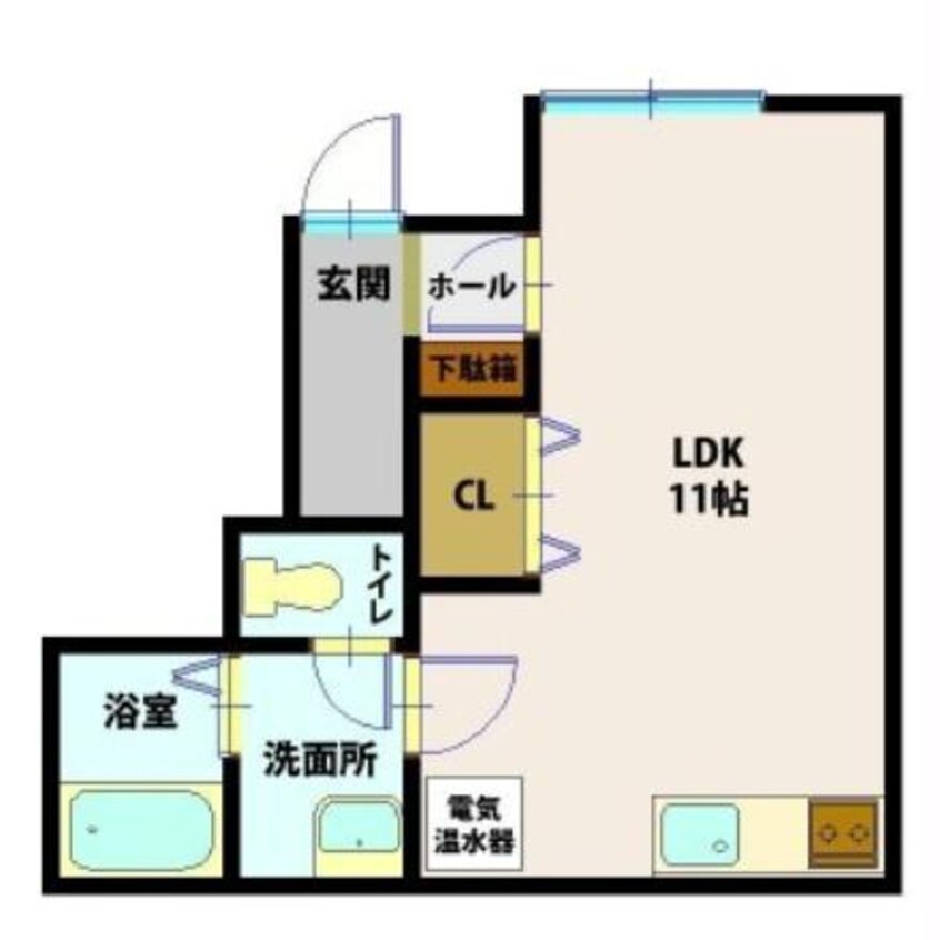 間取図 ウッディハウスKAMEDA　A