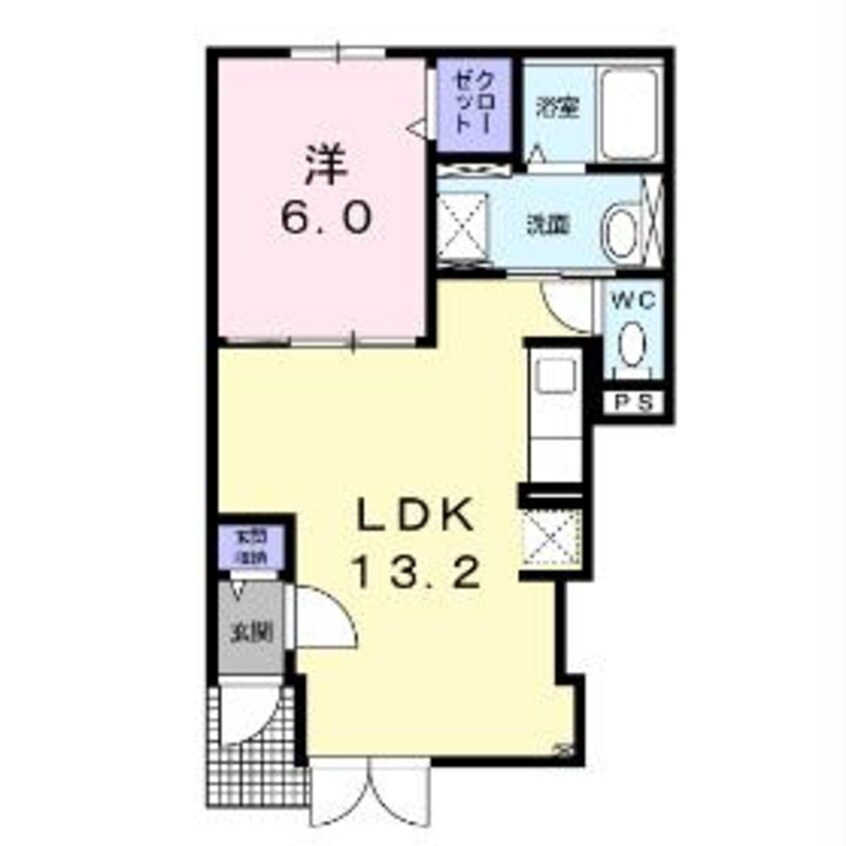 間取図 クレア ド ルーン