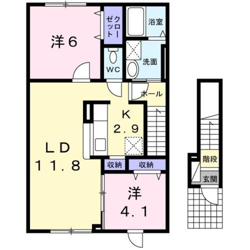 間取図 グリーンレイク