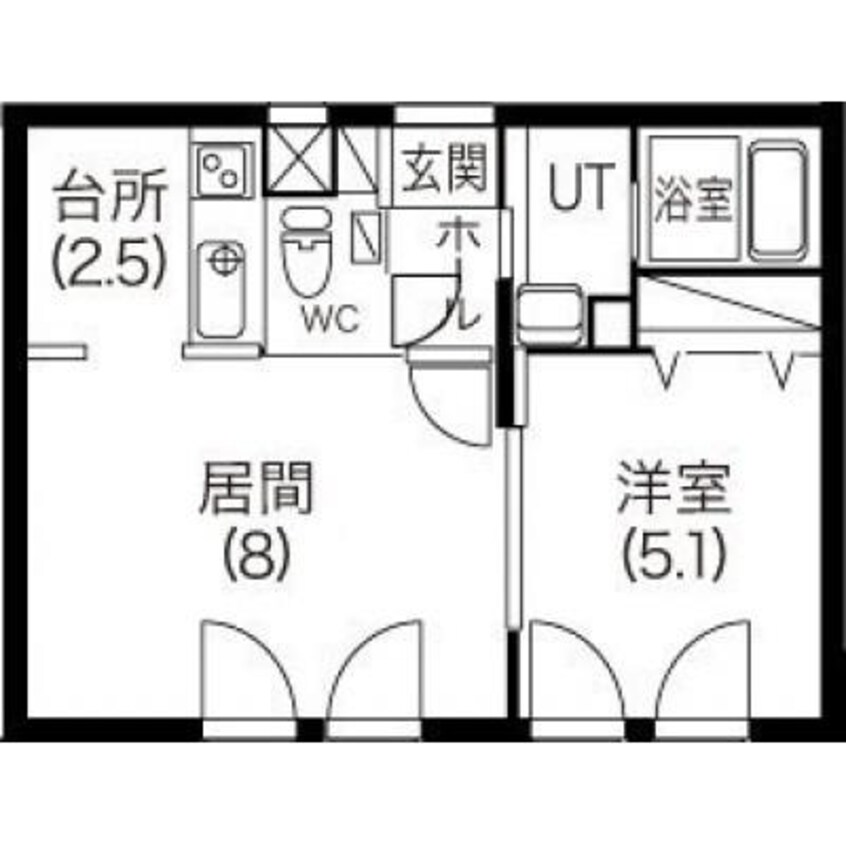 間取図 アリエーテ本町