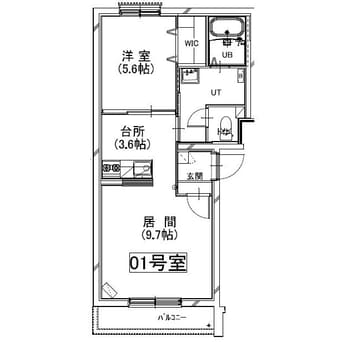 間取図 ピュアライト松川