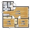 maison  HORI 2LDKの間取り