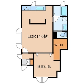 間取図 レアード湯浜