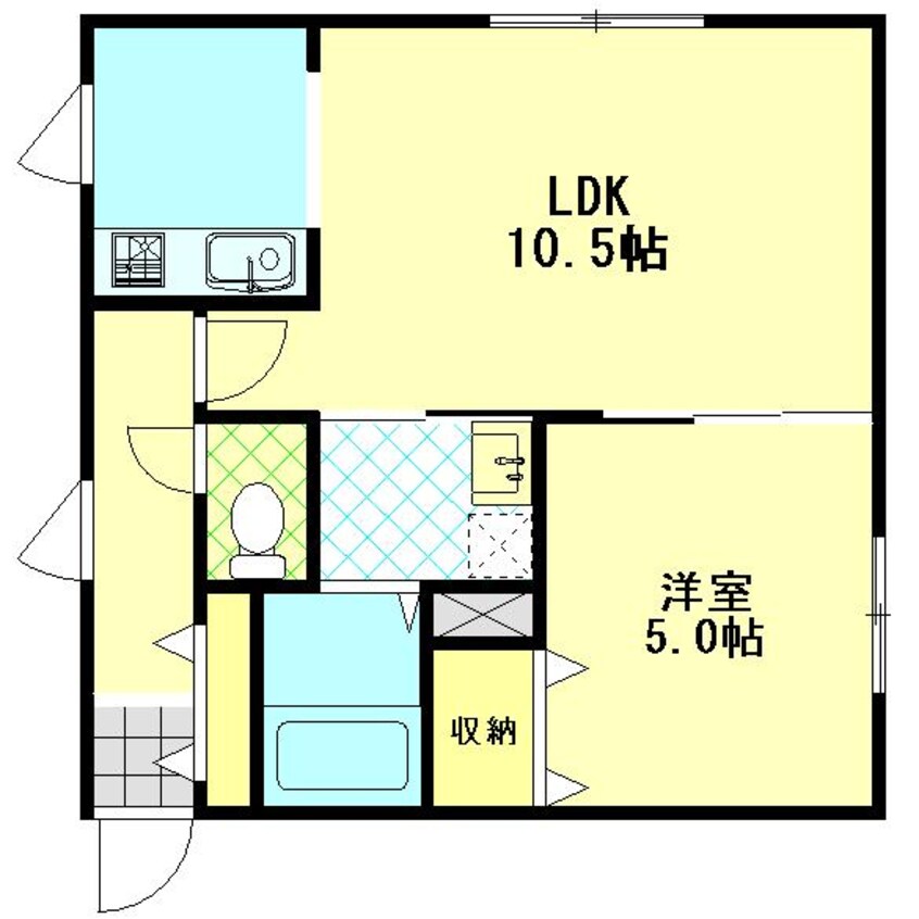 間取図 アリエーテ旭町