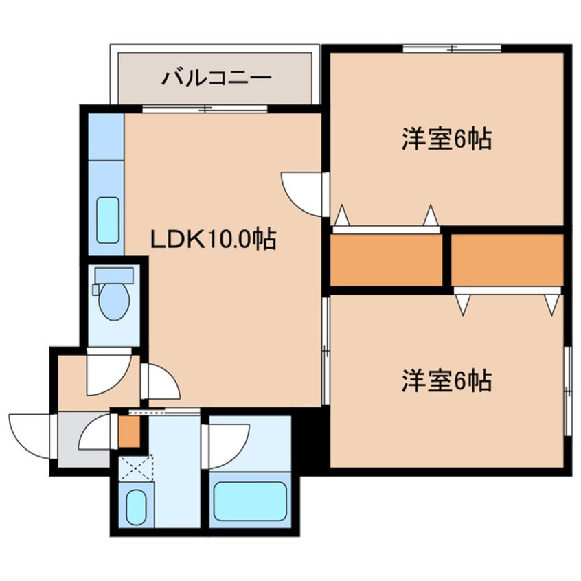 間取図 トータス亀田