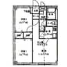シーサイドガーデンⅡ 2LDKの間取り