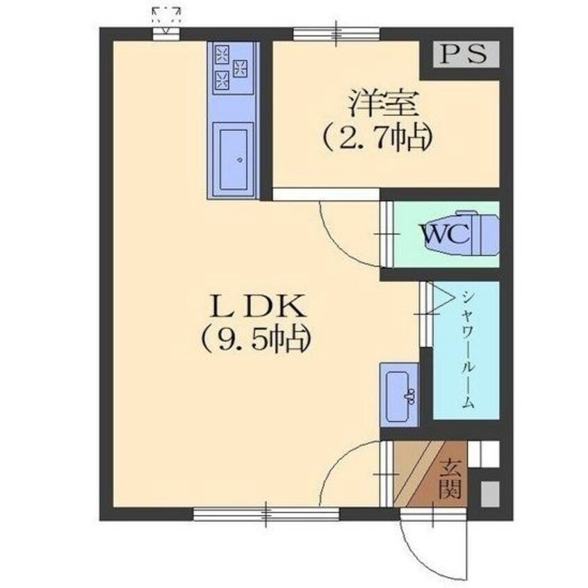 間取図 エスポワフチュールⅢ