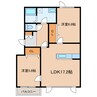 ルミエール 2LDKの間取り
