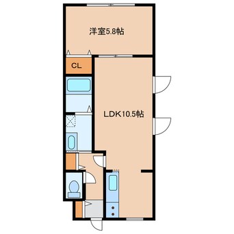 間取図 ペラッツィ富岡