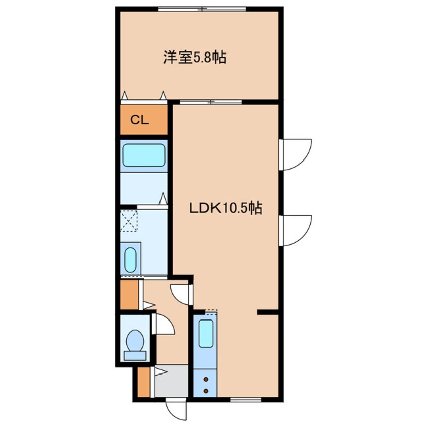 間取図 ペラッツィ富岡