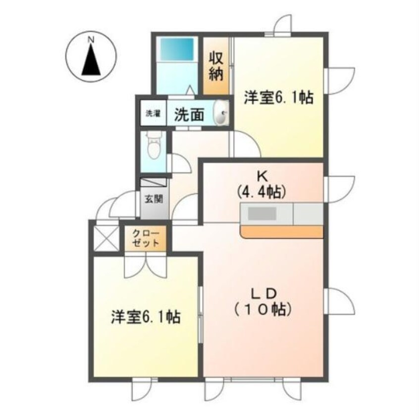 間取図 クレストール・ピアレ