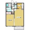 コンフォートパレス花園 1LDKの間取り