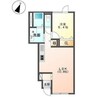 リアンコート 1LDKの間取り