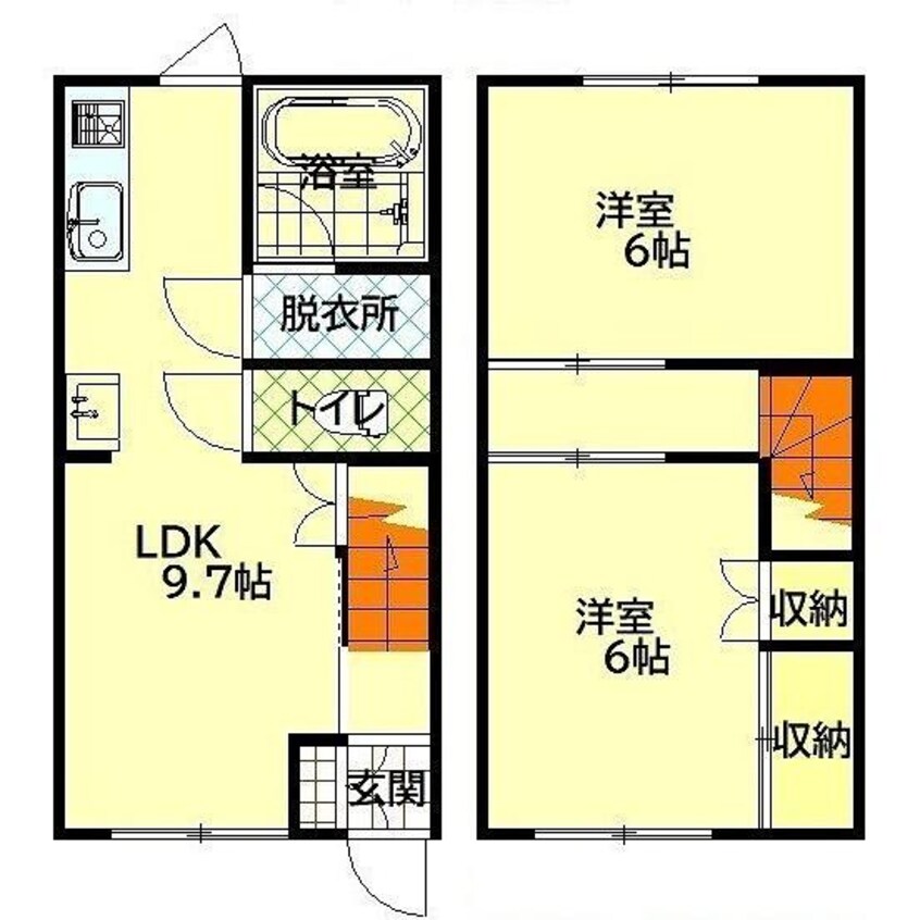 間取図 第5長谷川ハイツ