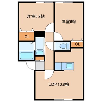 間取図 オークビレッジⅢ