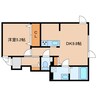 NC TERRACEⅠ 1LDKの間取り