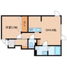 NC TERRACEⅠ 1LDKの間取り