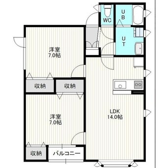 間取図 グランデール東浜