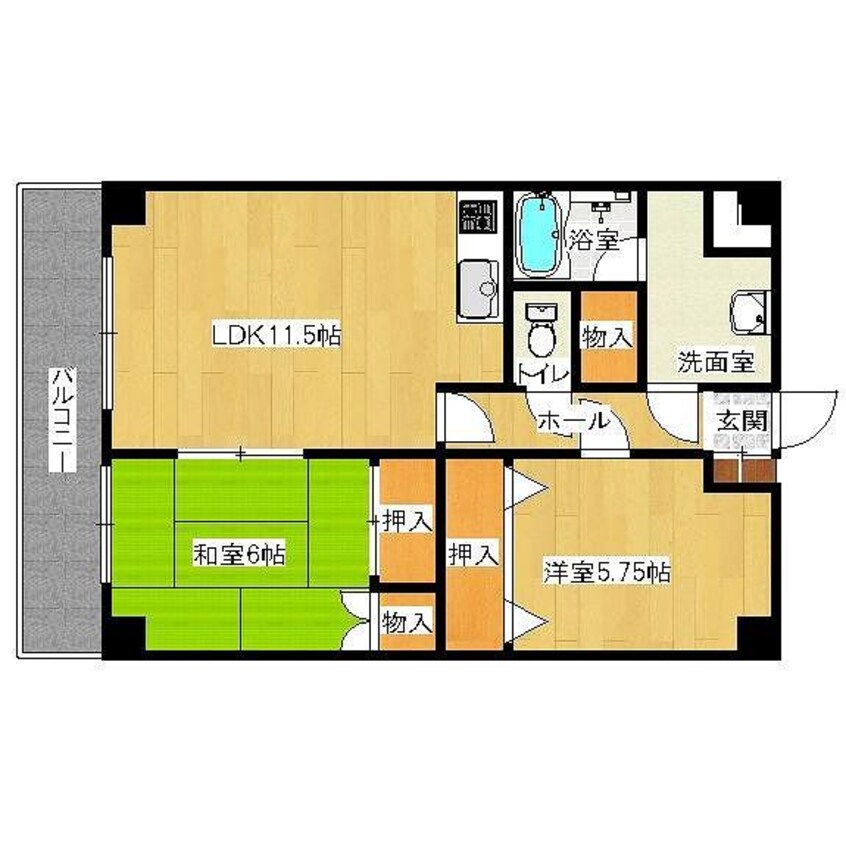 間取図 ジュエルタウン湯川Ⅲ