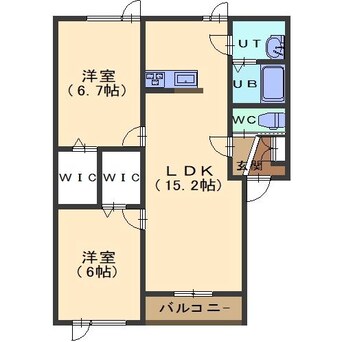 間取図 アプシノンⅡ