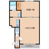 Bell Journee~ベル・シャルネ~ 1LDKの間取り