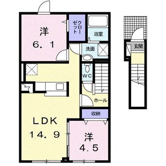 間取図 トアジィームメゾン