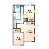 Crystal Villa 2LDKの間取り