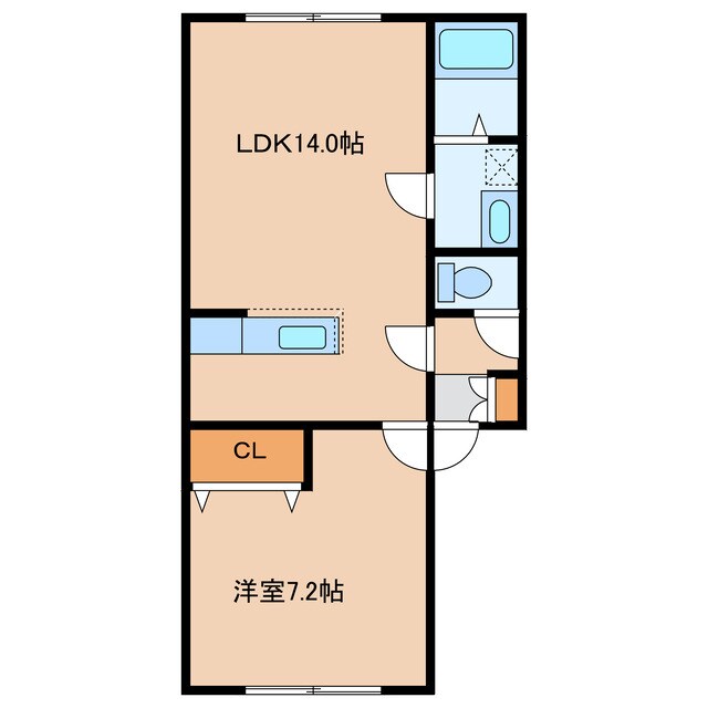 間取り図 エクセレントハウスⅡ右棟