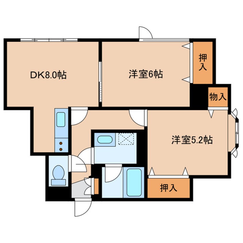 間取図 パレスセナⅡ