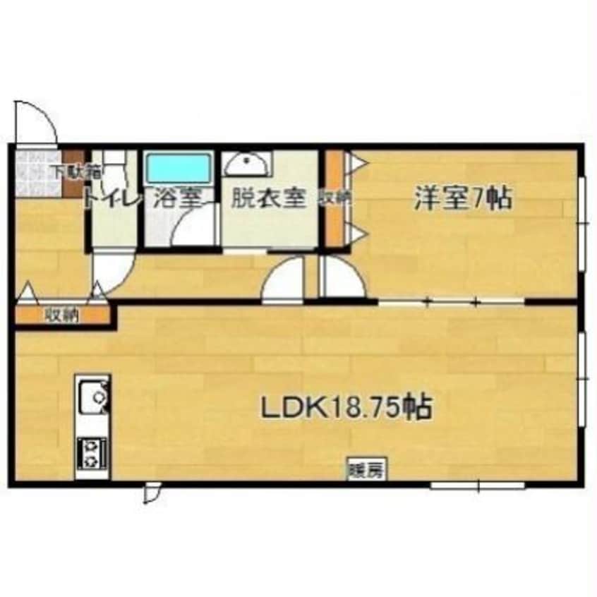 間取図 ガーデン人見