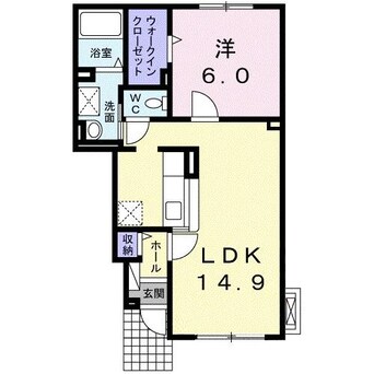 間取図 スパライ銀世Ⅱ