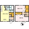 PrimeMaison1号館 2LDKの間取り