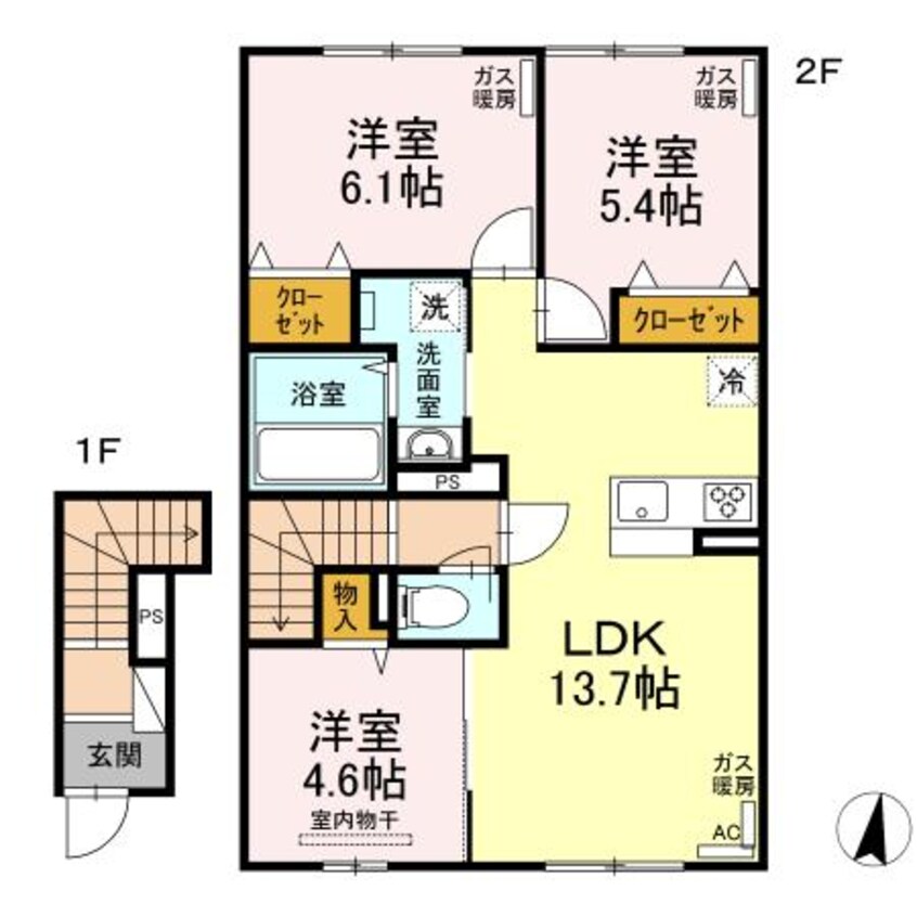 間取図 フラットビンテージ