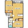 プリマヴェーラ 2LDKの間取り