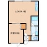 アーバンパレス214 1LDKの間取り