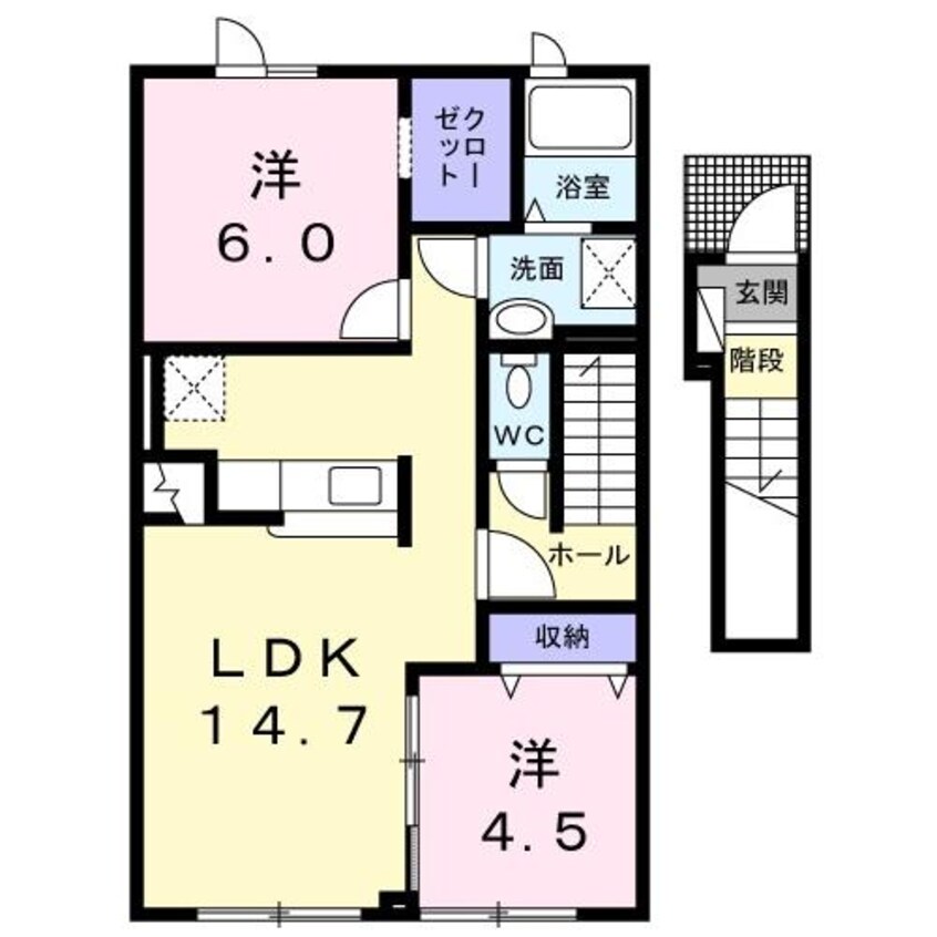間取図 プライムガーデン