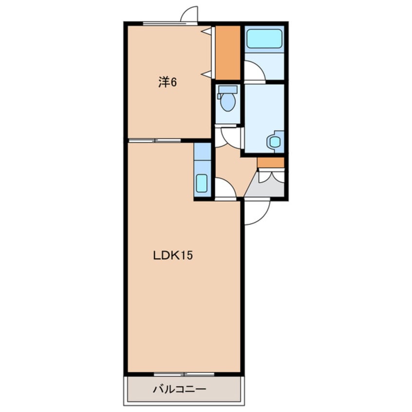間取図 ペガサス中道