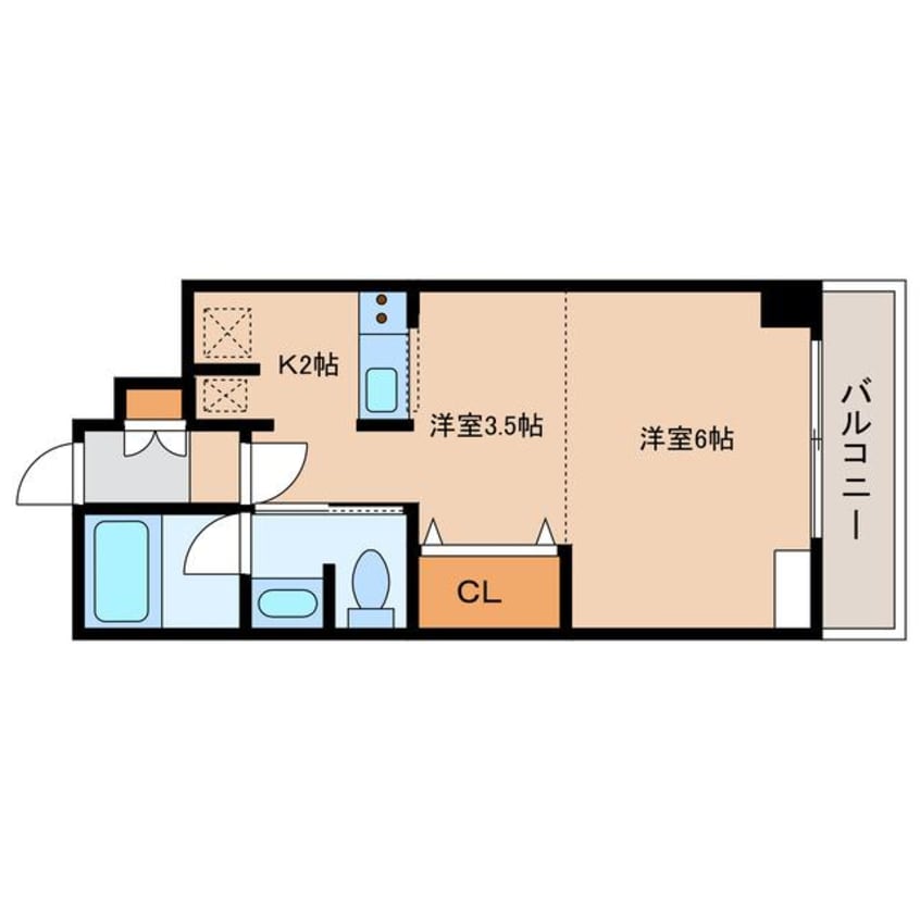 間取図 CUBO松陰