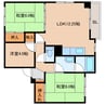 ポートビュー函館 3LDKの間取り
