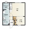 すみやす荘 1DKの間取り