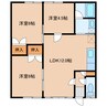 マンションシーリッチ 3LDKの間取り