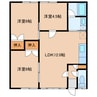 マンションシーリッチ 3LDKの間取り
