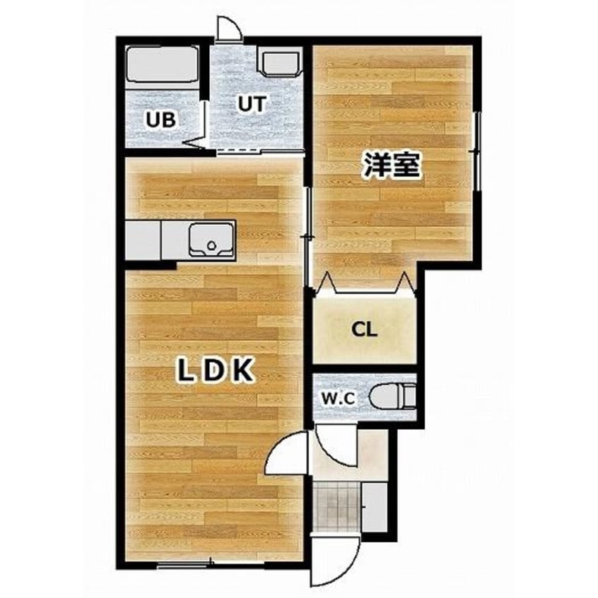 間取図 Brun court~ブランコート~
