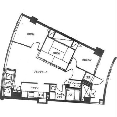 間取り図 ドムス富岡Ⅱ