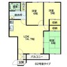 レジデンス山の手 3LDKの間取り