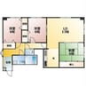 ヴィラ海岸町 3LDKの間取り