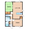 深堀YK 2LDKの間取り