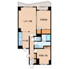 マンションリヴァージュ 2LDKの間取り