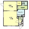 Luna~ルナ~ 1LDKの間取り
