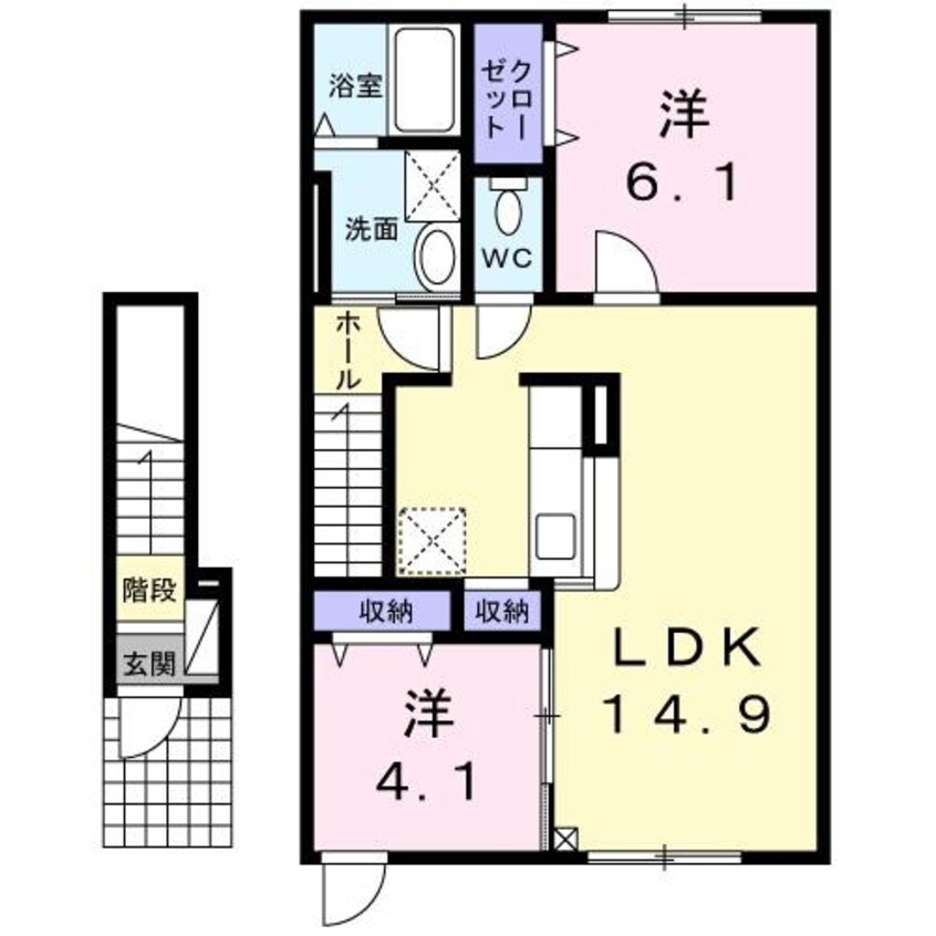 間取図 カーサセレーノ